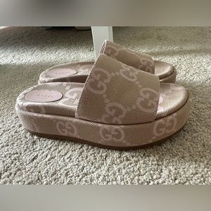 Gucci platform sandal